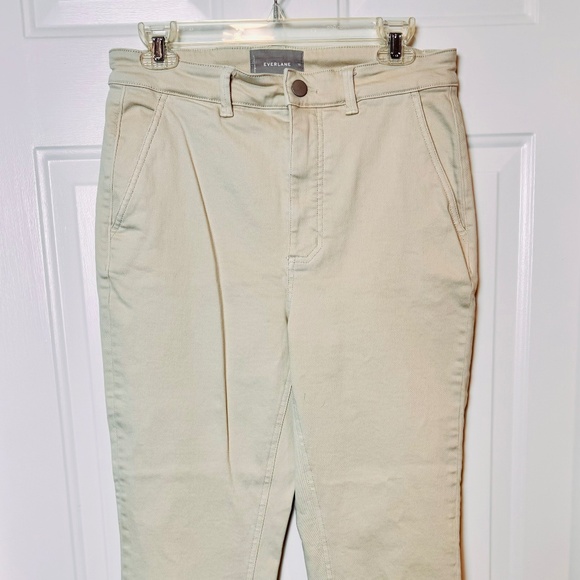 Ladies Everlane Straight Leg Sand Color Jeans, Size 10 EUC - Picture 1 of 10